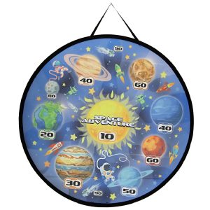 Space adventure darts és céllövő játék szett – 22 darabos készlet habgolyókkal, műanyag nyilakkal, labdákkal és kilövő fegyverrel (BBJH) (FX) - Image 8