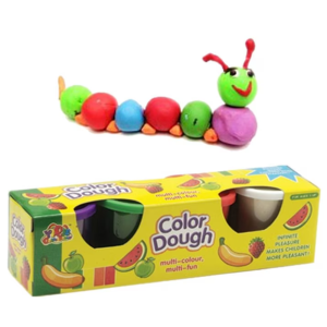 Színes gyurma szett 4 darabos color dough készlet dobozban gyerekeknek (BBMJ) - Image 5