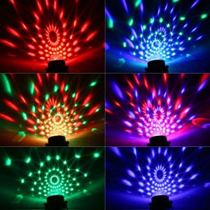 Színes mini LED diszkólámpa távirányítóval (BBL) - Image 5