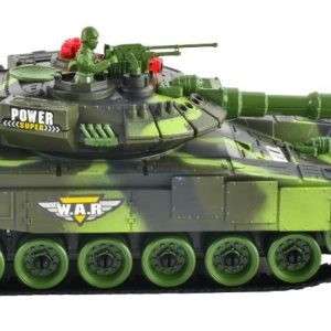 Nagyméretű távirányítós AKKUS tank KING OF TANKS RC (BBJ) - Image 5