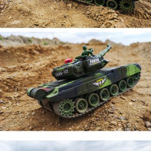 Nagyméretű távirányítós AKKUS tank KING OF TANKS RC (BBJ) - Image 8
