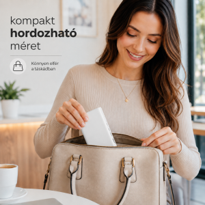 TEKONE JHW-4 powerbank 10000mAh – hordozható külső akkumulátor dupla USB csatlakozóval (BBD) - Image 3