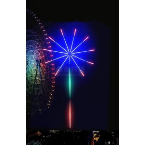Telefonról vezérelhető, Bluetooth LED dekorvilágítás tüzijáték mintával (BBV) (BBKM) - Image 5