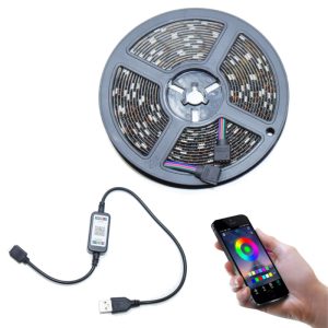 Okos bluetooth LED szalag mobiltelefonos távirányítással - TV háttérvilágítás - 5 méter (BBV) - Image 13