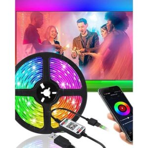 Okos bluetooth LED szalag mobiltelefonos távirányítással - TV háttérvilágítás - 5 méter (BBV) - Image 3