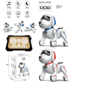 TurboTappancs – távirányítós interaktív robot kutya, hangokkal, angol szavak tanításával, tánc funkcióval – USB újratölthető, piros (BBJ) - Image 4