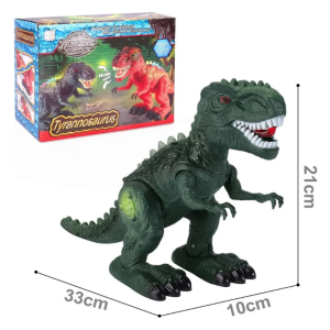 Tyrannosaurus Rex interaktív játékfigura – 30 cm-es mozgó dinoszaurusz hang- és fényhatásokkal (BBJ) - Image 13