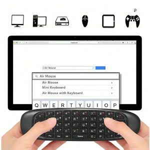 Univerzális vezeték nélküli mini billentyűzet és egér távirányító – tökéletes megoldás TV-hez és okos eszközökhöz (THM) (BBV) - Image 2