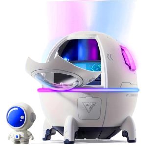 Űrhajós aromadiffúzor és párásító LED fénnyel a tiszta és hidratált levegőért (BBD) - Image 1