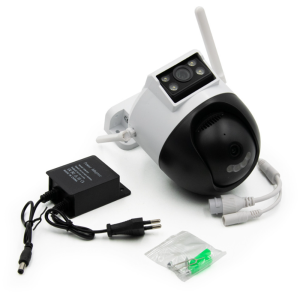 Vezeték nélküli smart kamera – HD IP megfigyelő kamera éjjellátóval, mobilalkalmazással és mozgásérzékeléssel (BBV) - Image 5