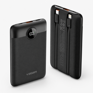 VEGER S11 powerbank 10000mAh – hordozható gyorstöltő külső akkumulátor telefonhoz (THM) - Image 5