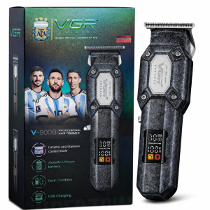 VGR V-900B Akkumulátoros hajnyíró és szakállvágó trimmer – professzionális, vezeték nélküli, precíziós vágás (BBD) - Image 1