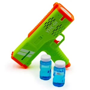 Vagány zöld színű buborékfújó pisztoly 2x50 ml-es buborékfújó folyadékkal (BBJ) - Image 1