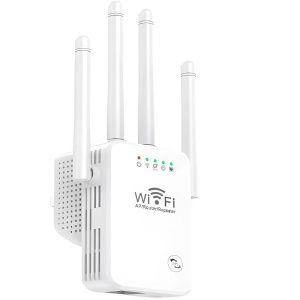 Vezeték nélküli jelerősítő – 4 antennás WIFI hatótávolság-bővítő 300 Mbps sebességgel, fejlett biztonsági funkciókkal (BBV) - Image 1