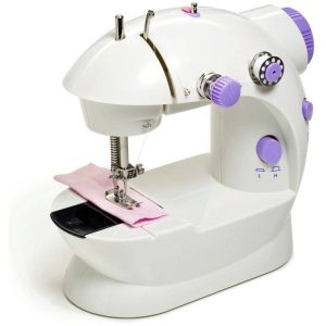 Vezeték nélküli mini varrógép lábpedállal, kettős menettel - csúszásmentes talpakkal, beépített lámpával (BBV) - Image 5