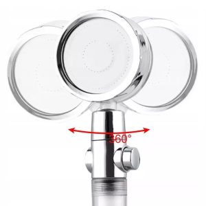 Víztakarékos turbóventilátoros masszázs zuhanyfej - 360°-ban forgatható fej(BBM) - Image 11