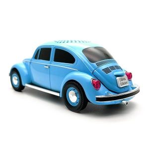 Volkswagen Bogár alakú világító bluetooth hangszóró és rádió - zenélő retro taxi működő fényszórókkal és guruló kerekekkel - 23 cm (FX)(BBD) - Image 5