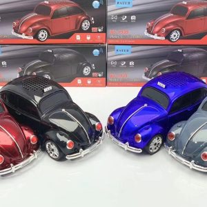 Volkswagen Bogár alakú világító bluetooth hangszóró és rádió - zenélő retro taxi működő fényszórókkal és guruló kerekekkel - 23 cm (FX)(BBD) - Image 6