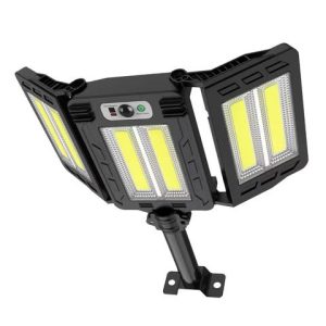 Napelemes tripla LED reflektor mozgásérzékelővel, távirányítóval - W785-786 (BBV) - Image 3