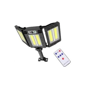 Napelemes tripla LED reflektor mozgásérzékelővel, távirányítóval - W785-786 (BBV) - Image 6