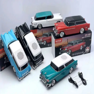 WSTER WS-1955 amerikai retro autó hangszóró FM rádióval, USB bemenettel, villogó fényhatásokkal (BBD) (BBV) - Image 2