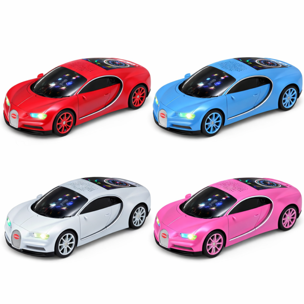 WSTER WS-660 autó formájú bluetooth hangszóró 15w – led kijelzős, FM rádiós hordozható hangszóró (BBD) 1