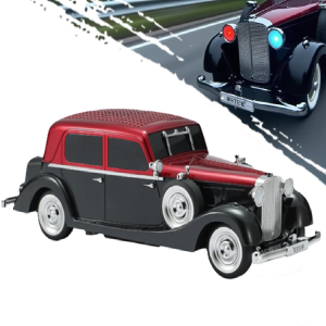 Wester 1934 retro autó stílusú Bluetooth hangszóró – vezeték nélküli HD sztereó hangzás, FM rádió, LED fények és beépített mikrofon  (BBD) - Image 4