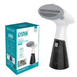 Winning Star 1000W hordozható kézi ruhagőzölő – gyors felmelegedésű, elektromos gőzölő ruhákhoz ST-5027 (BBD) - Image 1