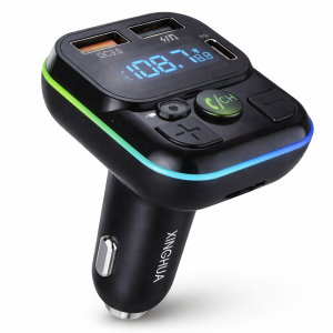 XINGHUA C32 Bluetooth FM transzmitter autóba – MP3 lejátszó, USB töltő, kihangosító, LED kijelző (BBV) - Image 5