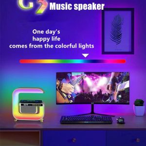 XM-G3 3 az 1 ben bluetooth hangszóró- RGB hangulatvilágítás és Qi - telefontöltő állomás egyben (BBV) - Image 5