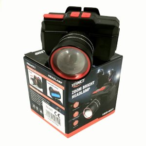 Yesnice YES-621 LED fejlámpa – zoom funkció, nagy fényerő, akkumulátoros, újratölthető kivitel (BBD) - Image 6