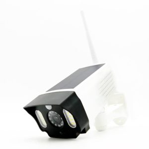 Biztonsági álkamera mozgásérzékelős napelemes LED reflektorral MSK(THM) (BBL) - Image 3