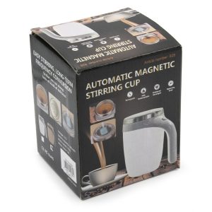 USB-ről tölthető, automatikus, önkeverő bögre hőálló fallal és fedővel - mágneses keverési technológia (BBM) - Image 9