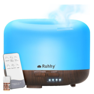 Aroma Mágus - LED aromaterápiás párologtató/diffúzor távirányítóval 300ML (BBD) - Image 3