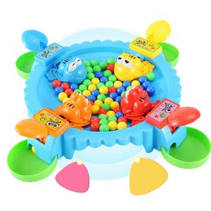 Békaetető asztali társasjáték rengeteg színes játékgolyóval - mókás készségfejlesztő játék 2-4 fő részére (BBMJ) (BBJ) - Image 5