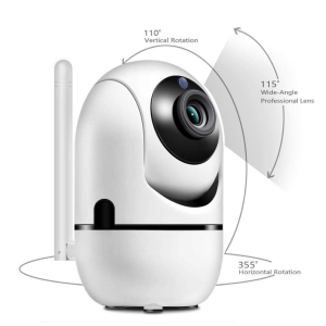 Mozgatható okos WiFi kamera hang- és mozgásérzékelő szenzorral - telefonról irányítható (BBD) (THM) - Image 8