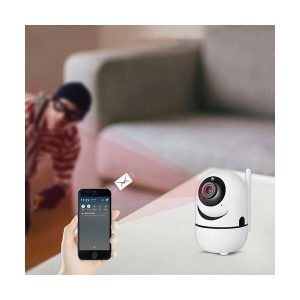 Mozgatható okos WiFi kamera hang- és mozgásérzékelő szenzorral - telefonról irányítható (BBD) (THM) - Image 3