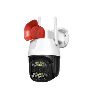 Okos biztonsági kamera mikrofonnal, hangszóróval és szirénával V380 WIFI IP - Android/IOS kompatibilis V380 WIFI IP kamera (BBV) - Image 7