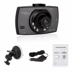 CarCamcorder autós menetrögzítő kamera beépített mikrofonnal és éjjellátó funkcióval - 1080p full HD (BBV) - Image 8