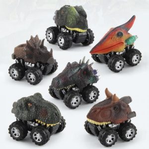 Dinoszaurusz formájú játék terepjáró világító kerékkel (BBJ) - Image 3