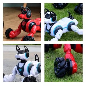 Driftelő távirányítós robot kutya - kerekeken guruló robot házikedvenc 360°-os forgással (FX) (BBJ) - Image 3