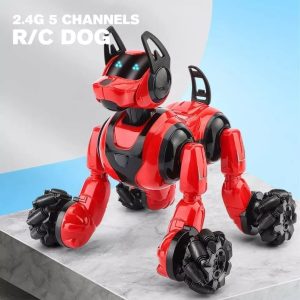 Driftelő távirányítós robot kutya - kerekeken guruló robot házikedvenc 360°-os forgással (FX) (BBJ) - Image 2