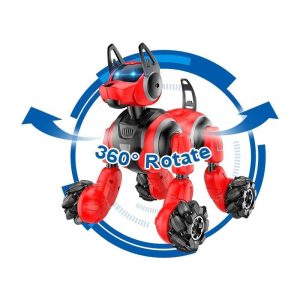 Driftelő távirányítós robot kutya - kerekeken guruló robot házikedvenc 360°-os forgással (FX) (BBJ) - Image 5