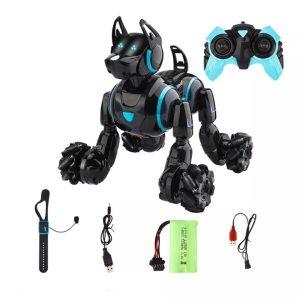 Driftelő távirányítós robot kutya - kerekeken guruló robot házikedvenc 360°-os forgással (FX) (BBJ) - Image 4