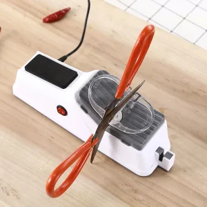 USB-ről működtethető elektromos késélező 3 finomsági fokozattal és erős műanyag házzal - 23,5 x 9 x 6,5 cm (BBV) - Image 3