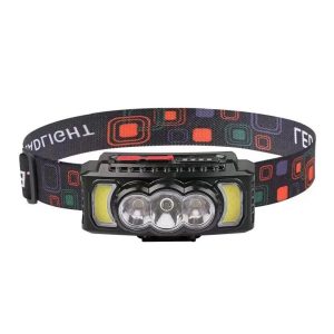 HX-810S fejlámpa 5 extra erős LED-del és 7 világítási móddal (BBD) (BBL) - Image 3