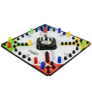 Készségfejlesztő fogócska társasjáték gyerekeknek kupolás dobókockával és színes bábukkal (BBLPJ) (FX) - Image 5