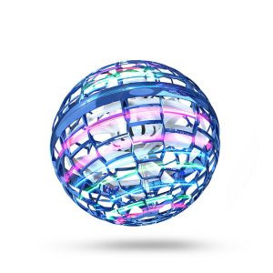 Gyro Ball trükkös LED-es akkumulátoros lebegő labda, USB - 360°-ban forog (BBJ) - Image 6