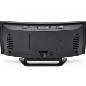 Tükör ívelt kijelzős design LED digitális ébresztő óra - DT-6507 (BBV) - Image 5