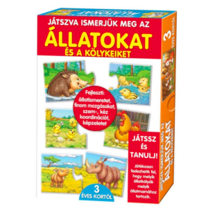 Játszva ismerjük meg az állatokat és a kölykeiket! Oktató játék gyerekeknek (BBJ) - Image 1